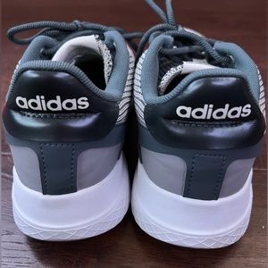 adidas gazelle silver green womens Women's chunky faux nubuck leather sneakers with EVA Sole